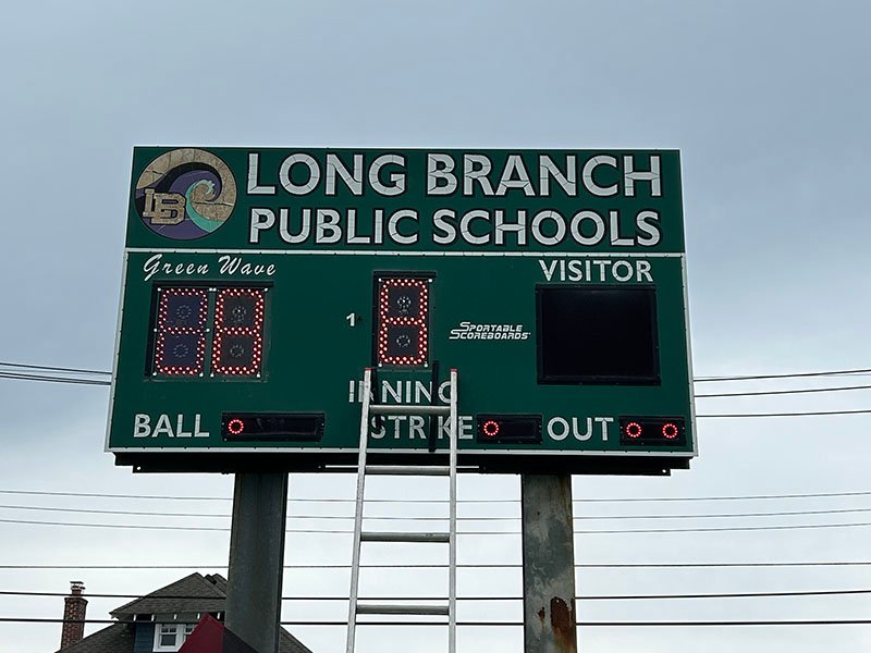 Restored scoreboard operating after service