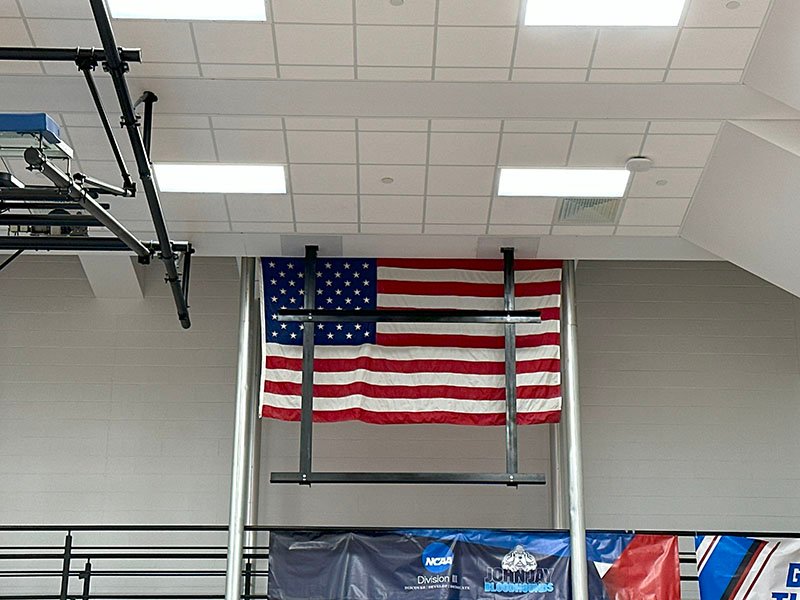 Completed structure ready for scoreboard install